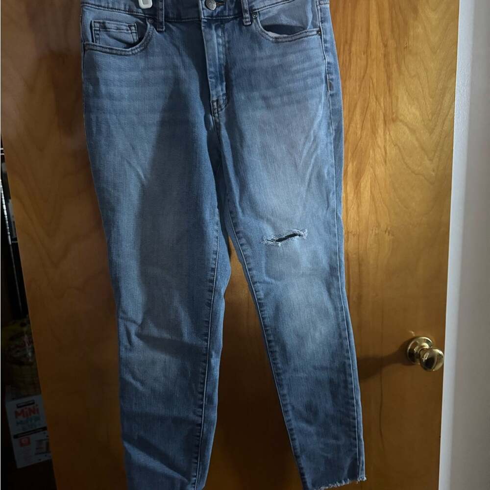 Jessica Simpson High Rise Skinny Blue Jeans - size 4